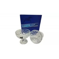JOGO 04 TACAS SOBREMESA 300ML TRANSPARENTE BIG SUL